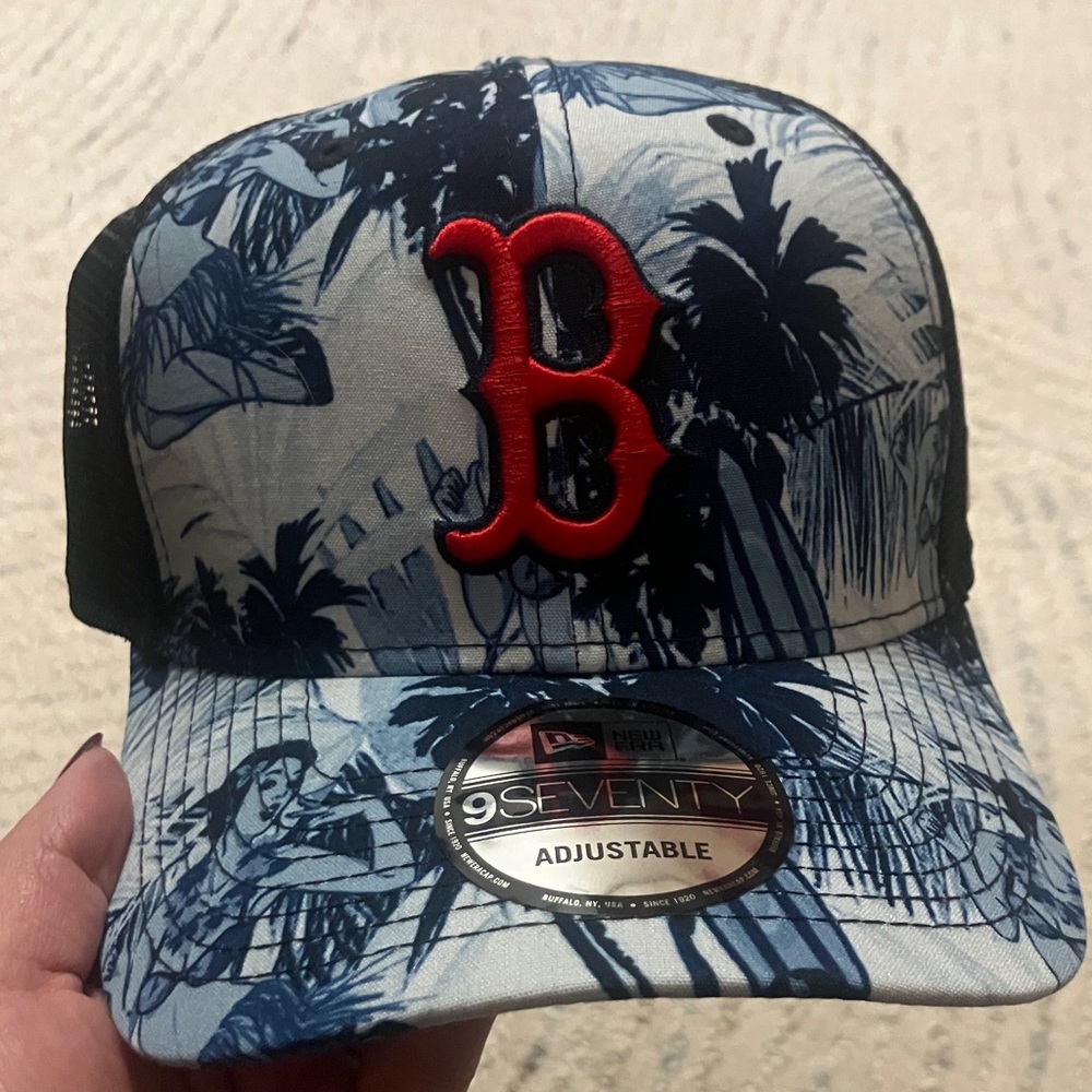 New Era Tropical Blue Red Sox cap